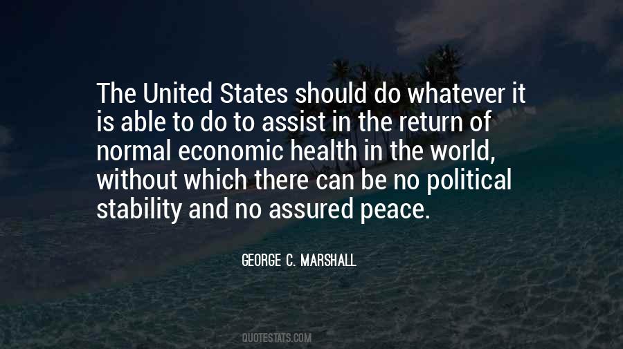 Stability Of The World Quotes #447120