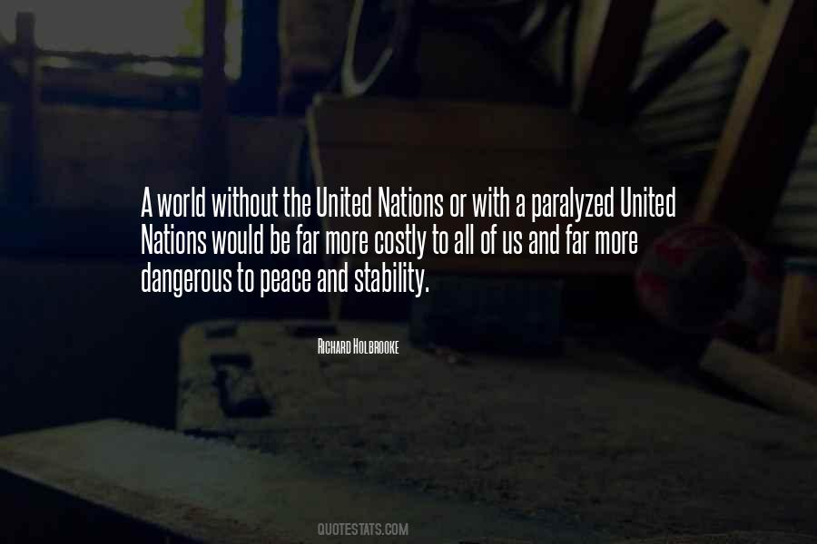Stability Of The World Quotes #474752
