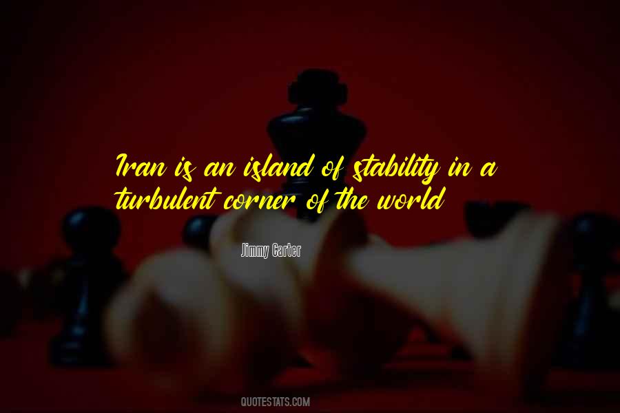 Stability Of The World Quotes #939401