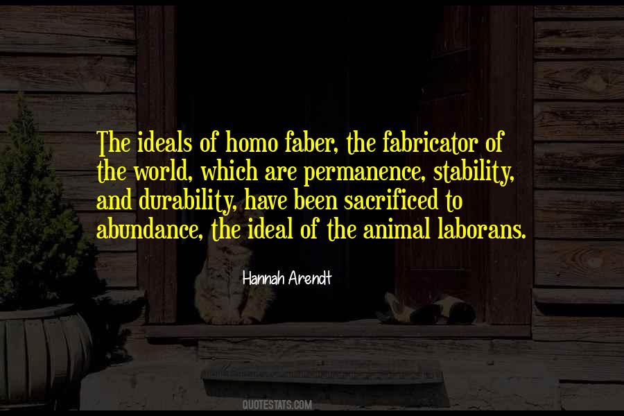 Stability Of The World Quotes #983721