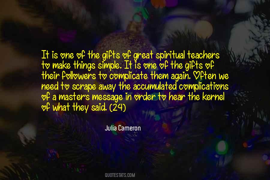 Quotes About Spiritual Gifts #1155833