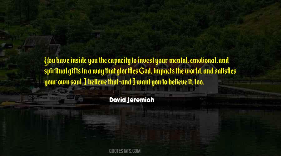 Quotes About Spiritual Gifts #985615