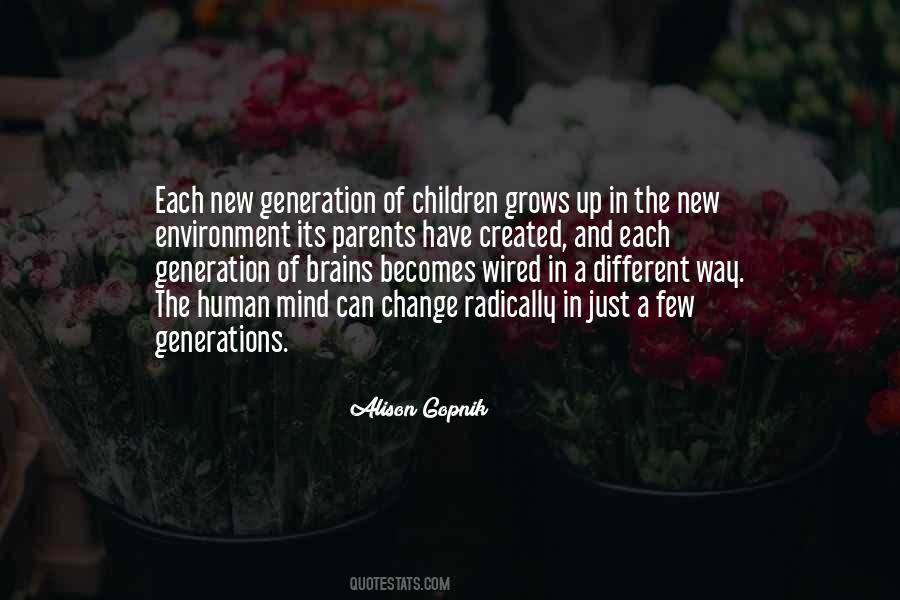 Quotes About The Different Generations #1782893