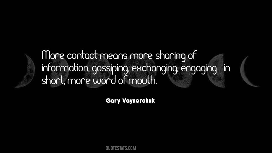 Quotes About Sharing Information #1128148