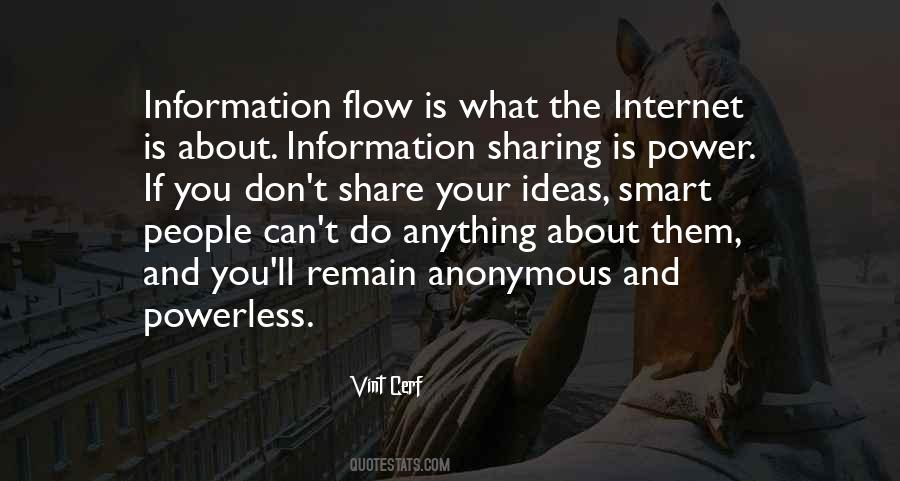 Quotes About Sharing Information #300766