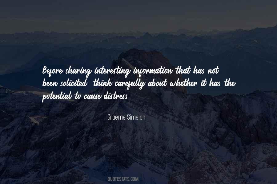 Quotes About Sharing Information #769724