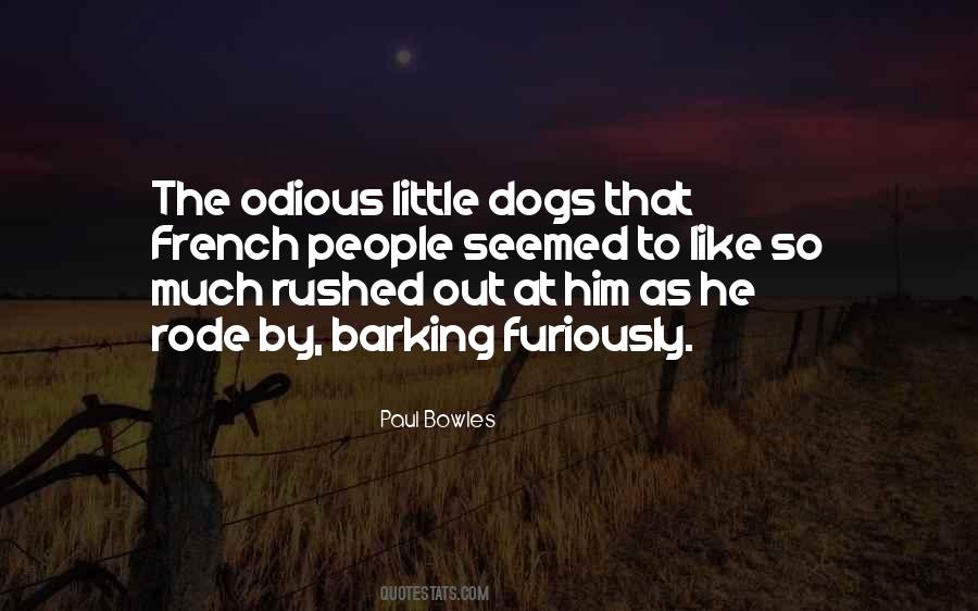 Quotes About Barking #963429