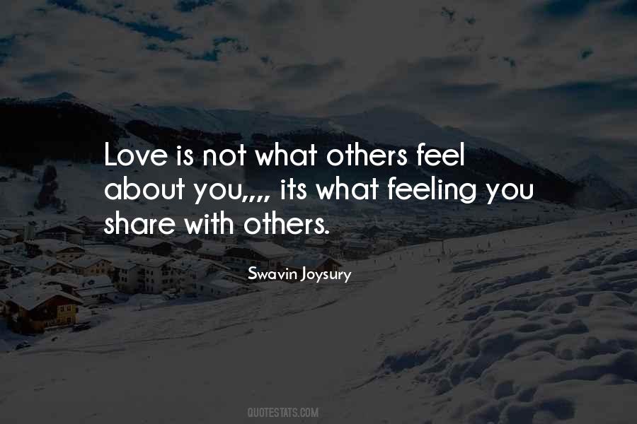 Quotes About Sharing Feelings #736112