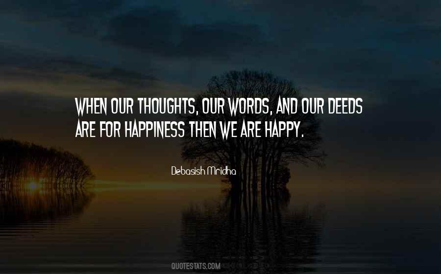 Quotes About Happy Thoughts #312756