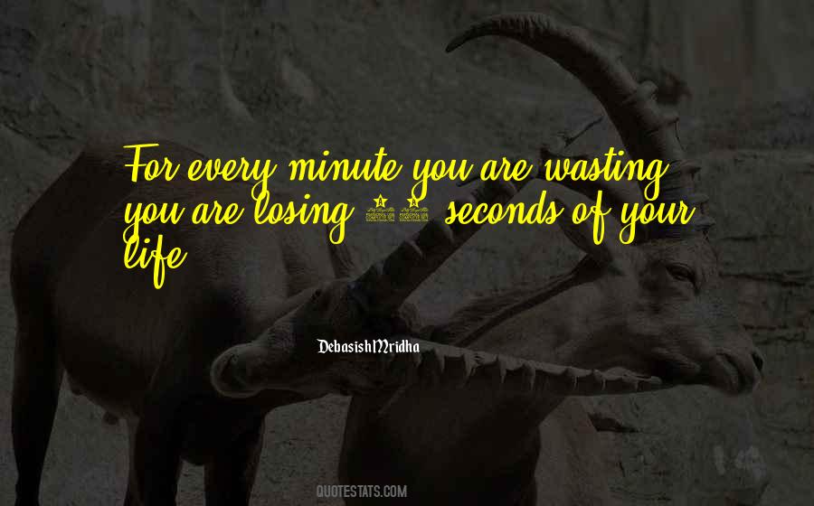 Quotes About Wasting Your Life #895656