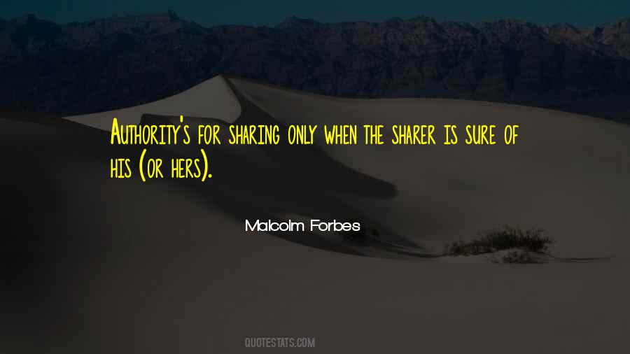 Quotes About Sharer #57766