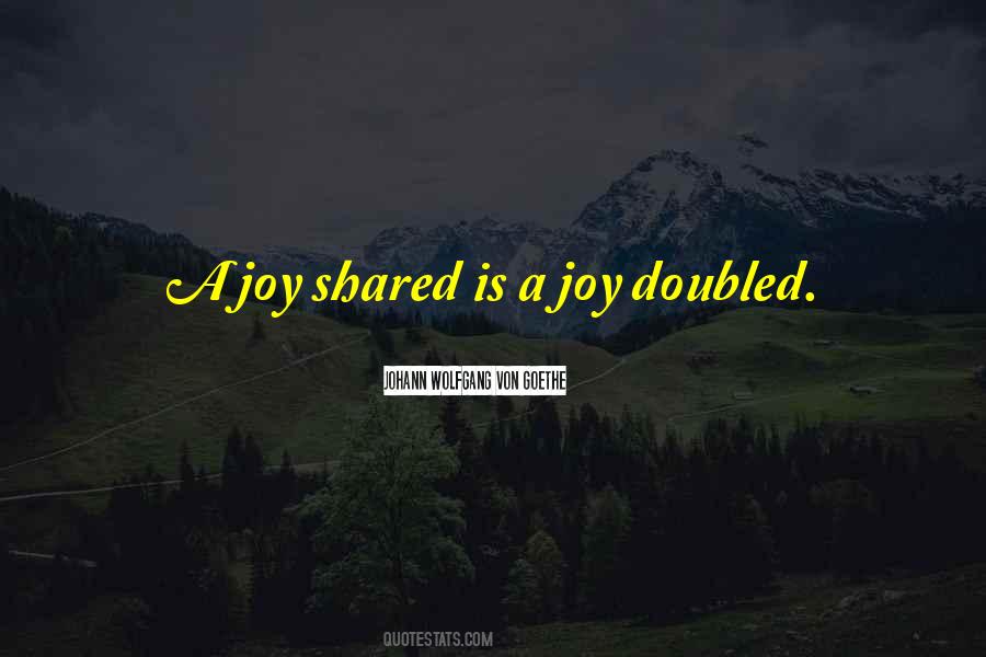 Quotes About Shared Joy #1716599