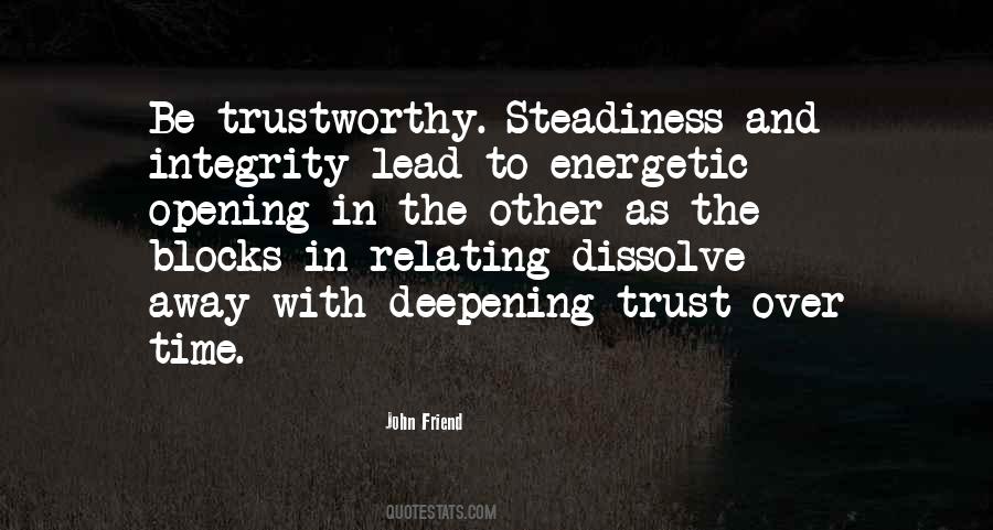 Quotes About Trust And Integrity #221448