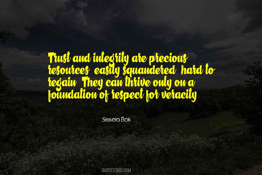 Quotes About Trust And Integrity #453413