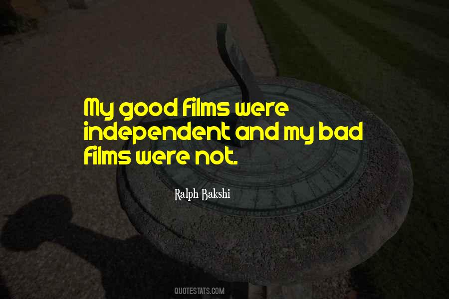 Quotes About Good Films #823530