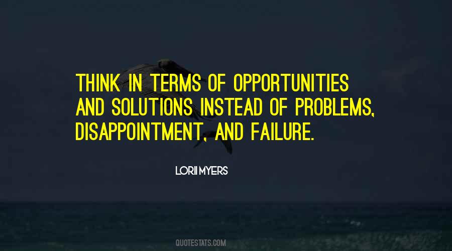 Quotes About Problems And Opportunities #1437487