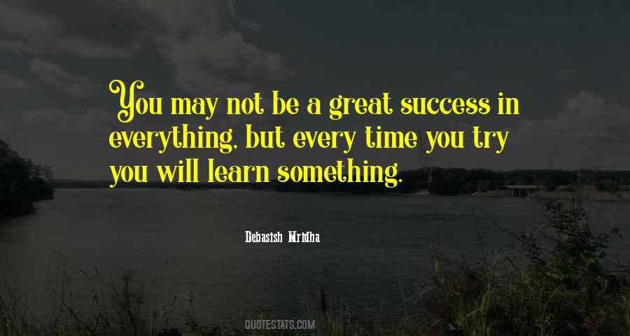 Success In Everything Quotes #572563
