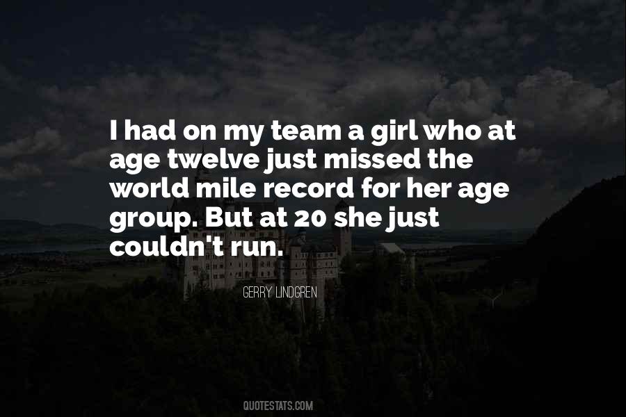 Running Girl Quotes #1713463