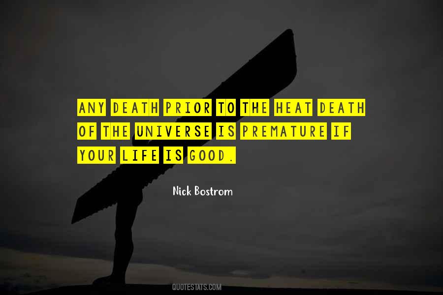 Quotes About Premature Death #263690
