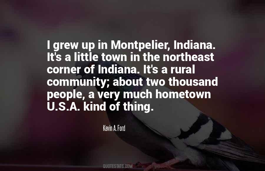 Quotes About The Hometown #518499