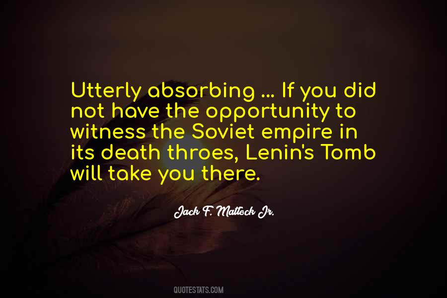 Death Throes Quotes #464592