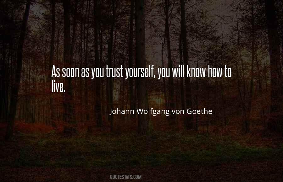 Quotes About Self Trust #132154