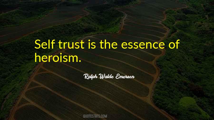 Quotes About Self Trust #1798737