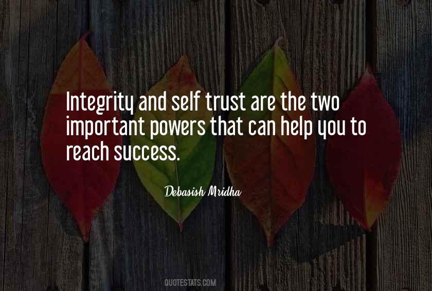 Quotes About Self Trust #180198