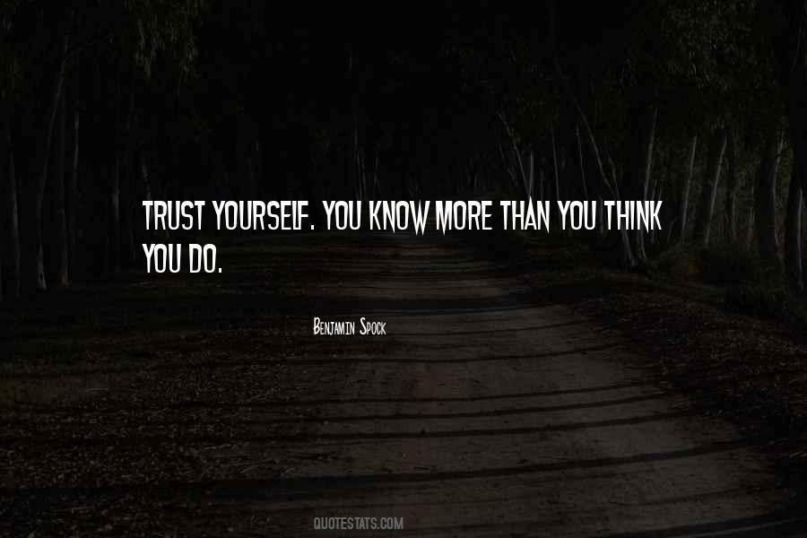 Quotes About Self Trust #26690