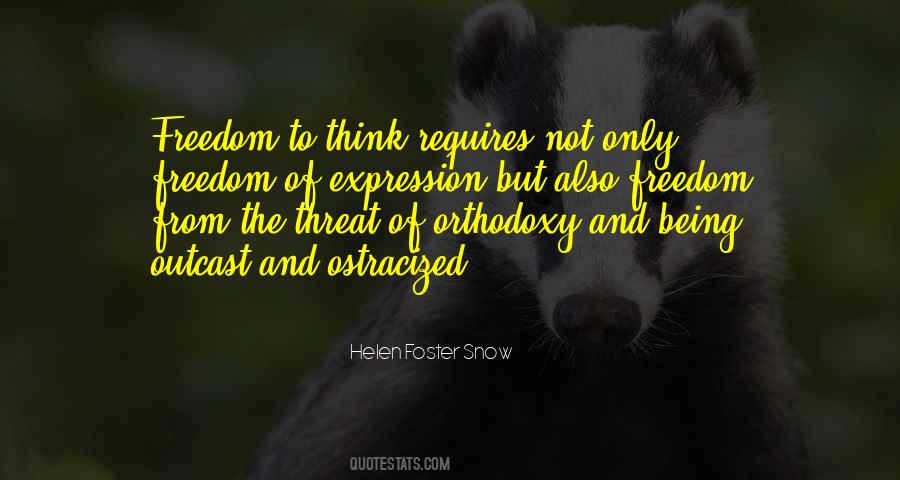 Quotes About Freedom To Think #1873027