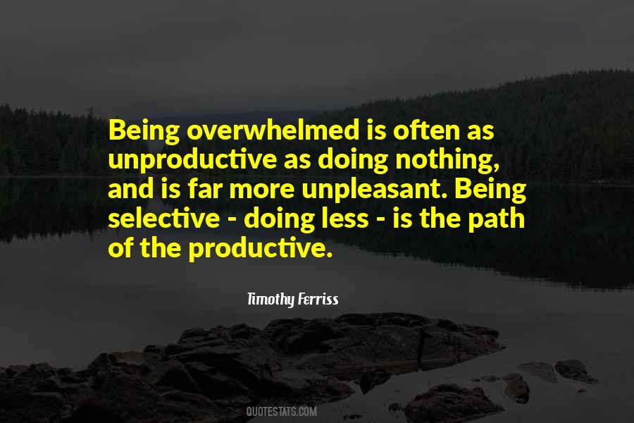 Quotes About Overwhelmed #1046386