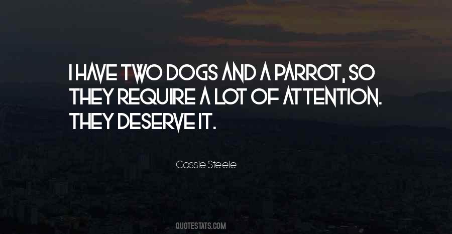 Quotes About Two Dogs #1003176