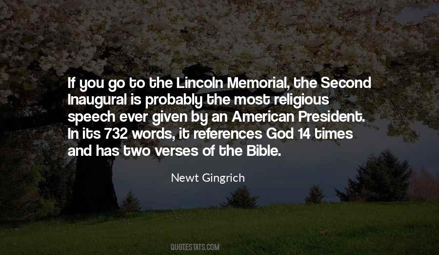 Quotes About Lincoln Memorial #1205836