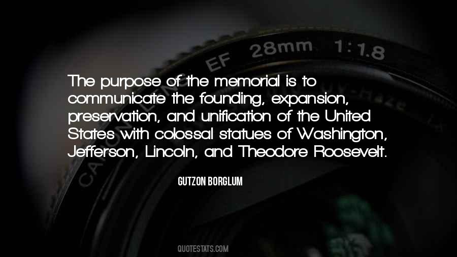Quotes About Lincoln Memorial #1818760