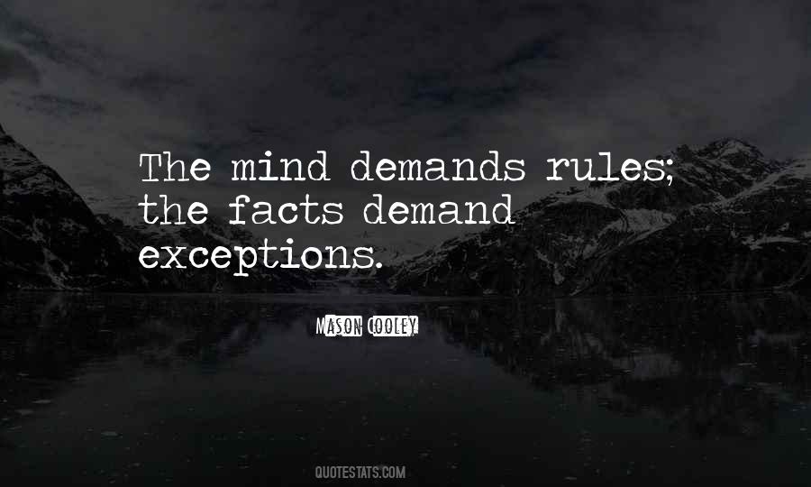Quotes About Rules And Exceptions #1504533