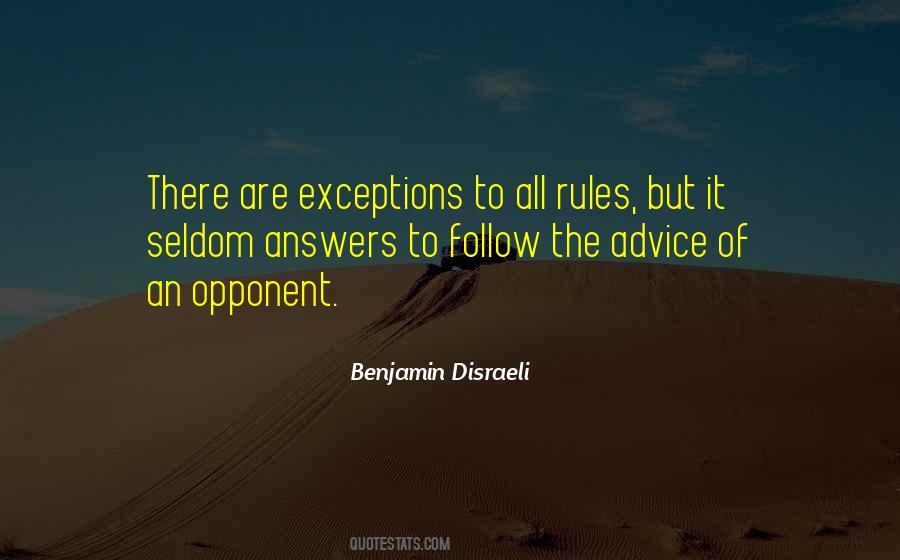 Quotes About Rules And Exceptions #1706816