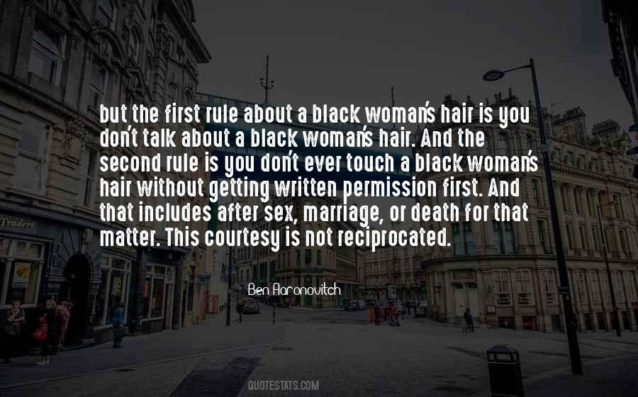 Quotes About A Woman's Hair #1253043