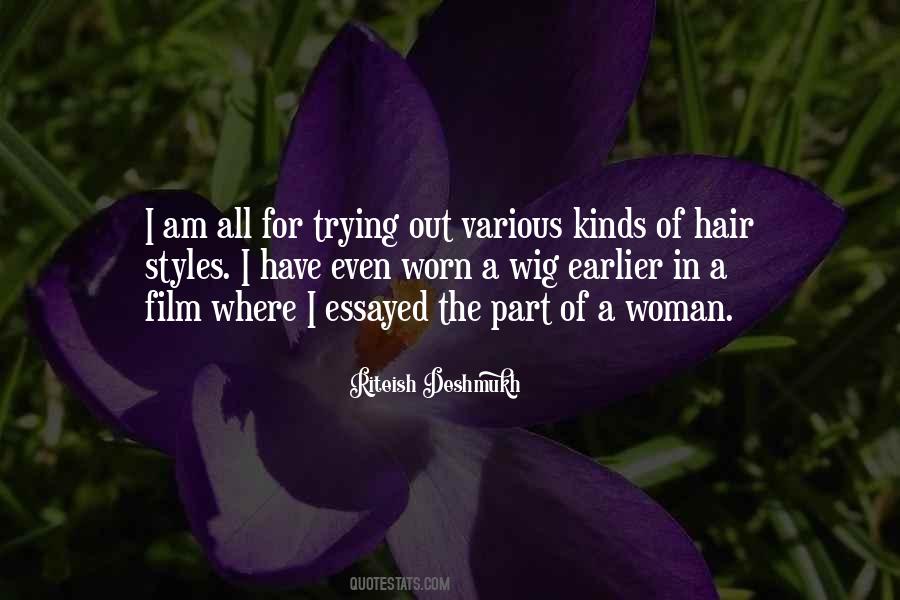 Quotes About A Woman's Hair #170481