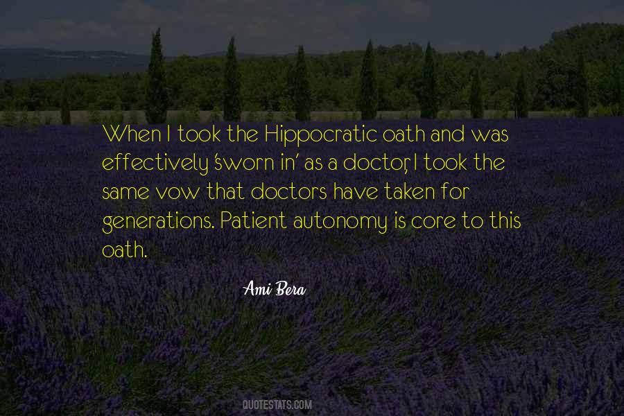 Quotes About Hippocratic Oath #713649