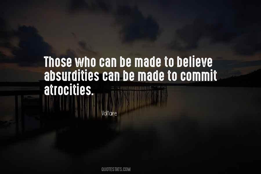 Quotes About Atrocities #274696