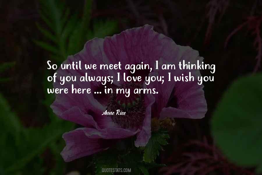 Quotes About Until We Meet Again #292653