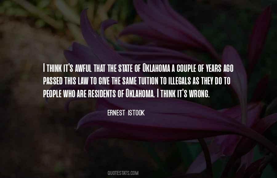 State Of Oklahoma Quotes #1437430