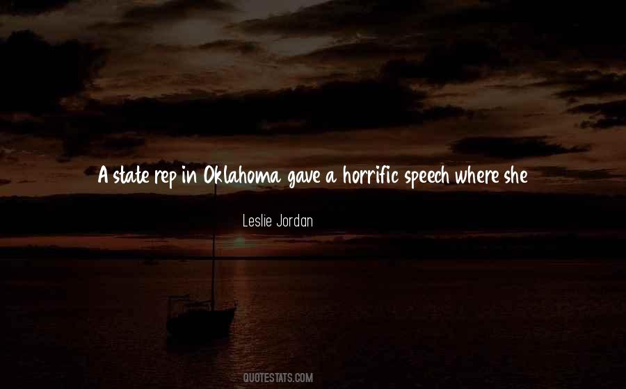 State Of Oklahoma Quotes #973678