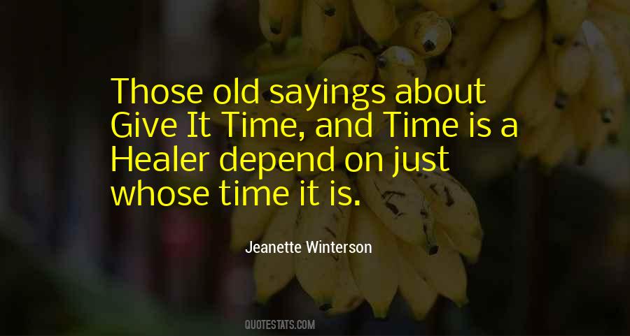 Quotes About Time And Healing #1250250