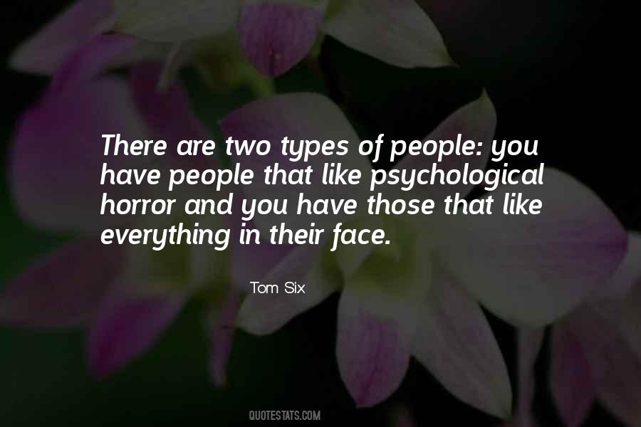 Quotes About Types Of People #264695