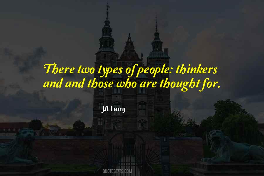 Quotes About Types Of People #425946