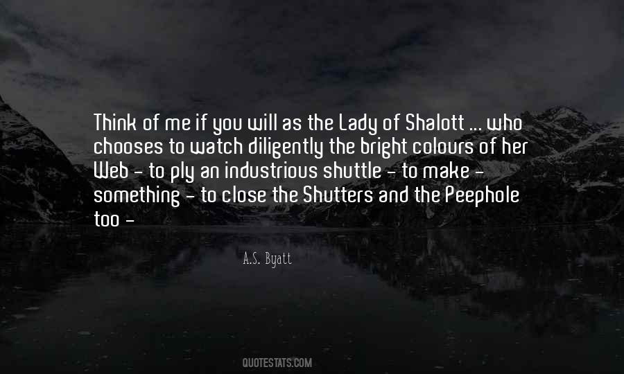 Quotes About Shalott #468406