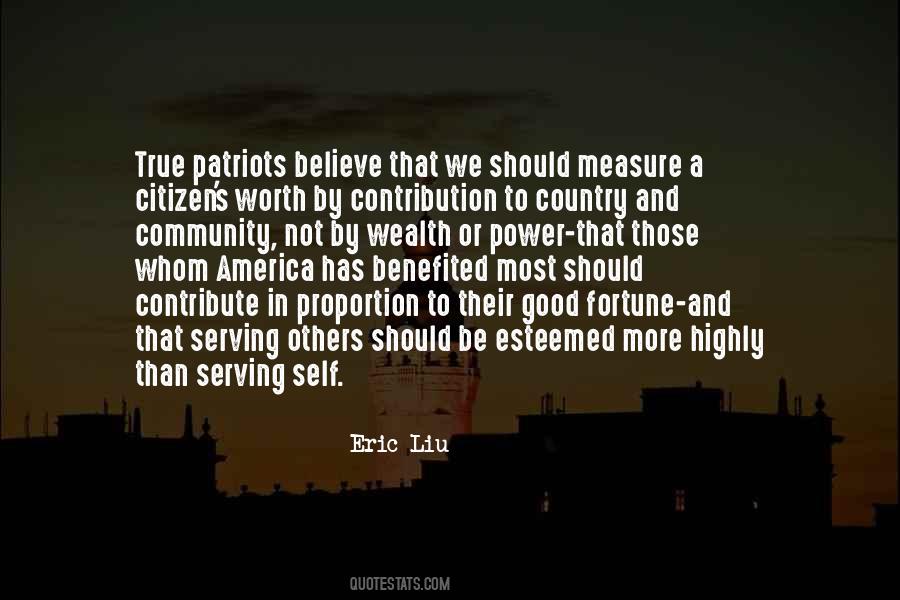 Quotes About True Patriots #840125