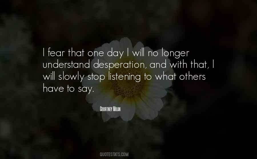 Fear That Quotes #984439