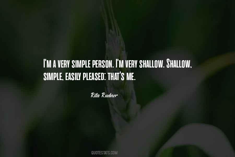 Quotes About Shallow Person #733927